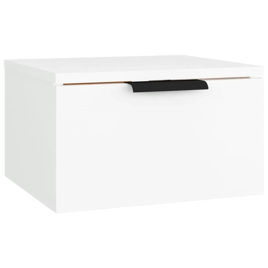 Wall-mounted Bedside Cabinets 2 pcs White 34x30x20 cm 811377