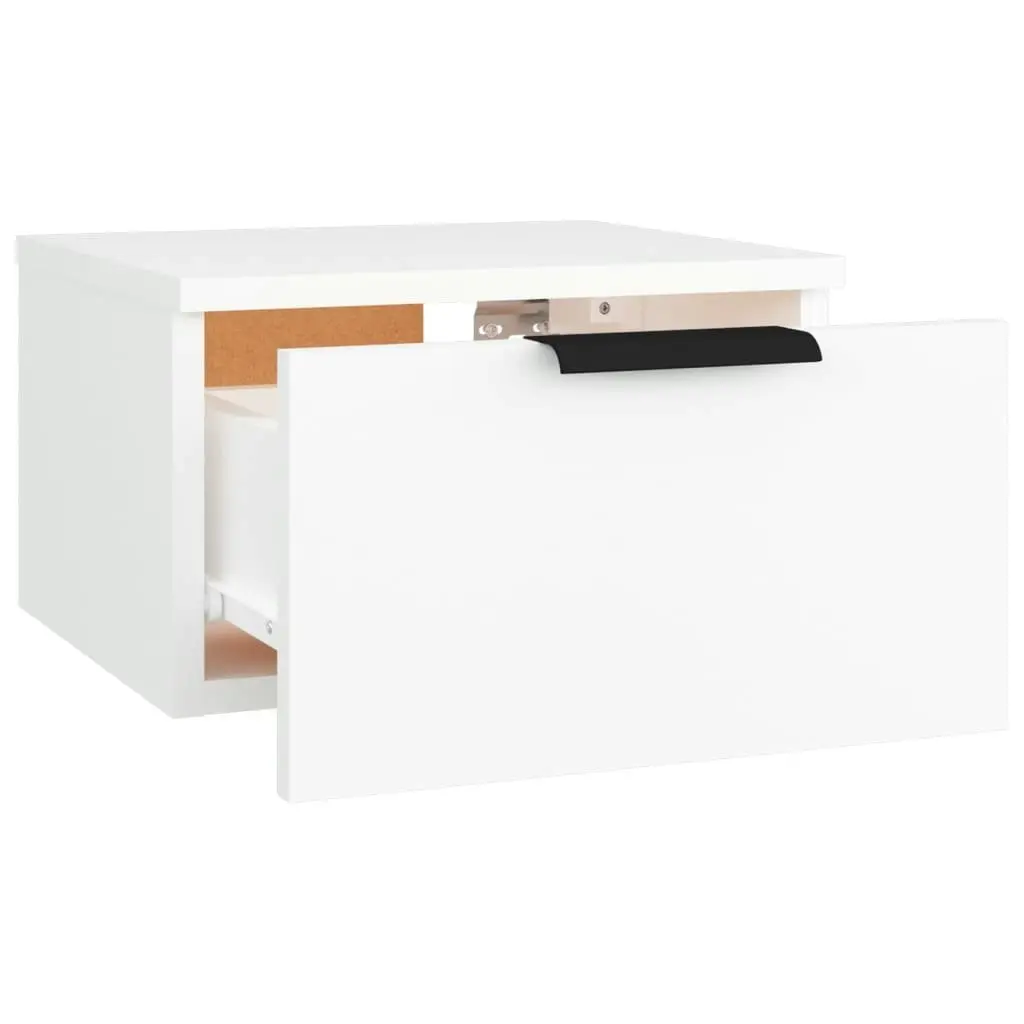 Wall-mounted Bedside Cabinets 2 pcs White 34x30x20 cm 811377