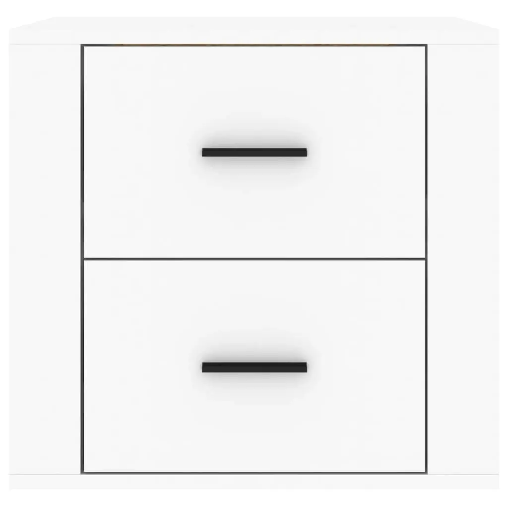 Wall-mounted Bedside Cabinet White 50x36x47 cm 816856