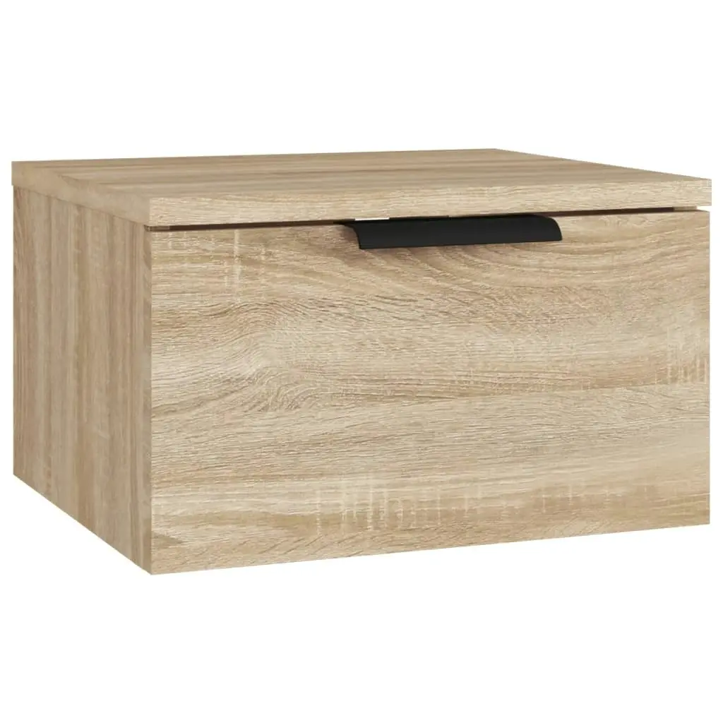 Wall-mounted Bedside Cabinets 2 pcs Sonoma Oak 34x30x20 cm 811383