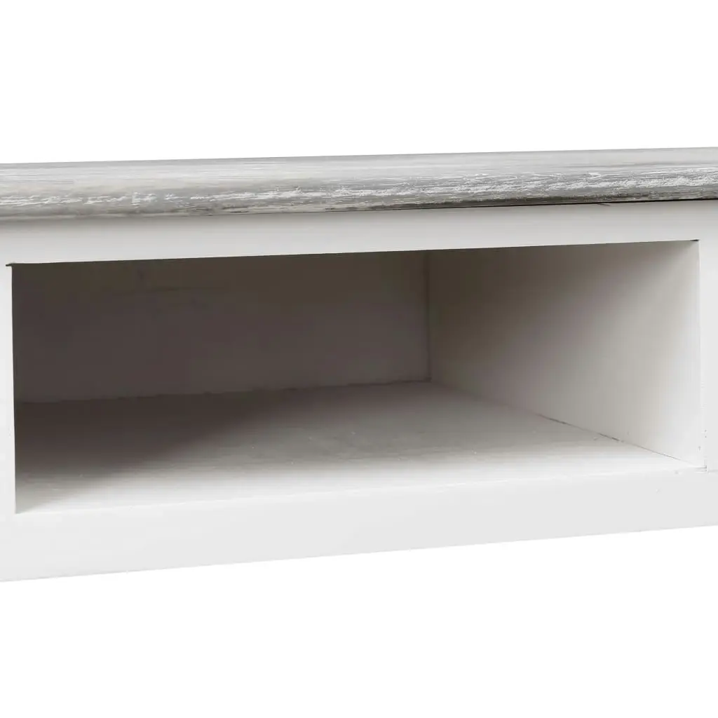 Writing Desk Grey 110x45x76 cm Wood 284153