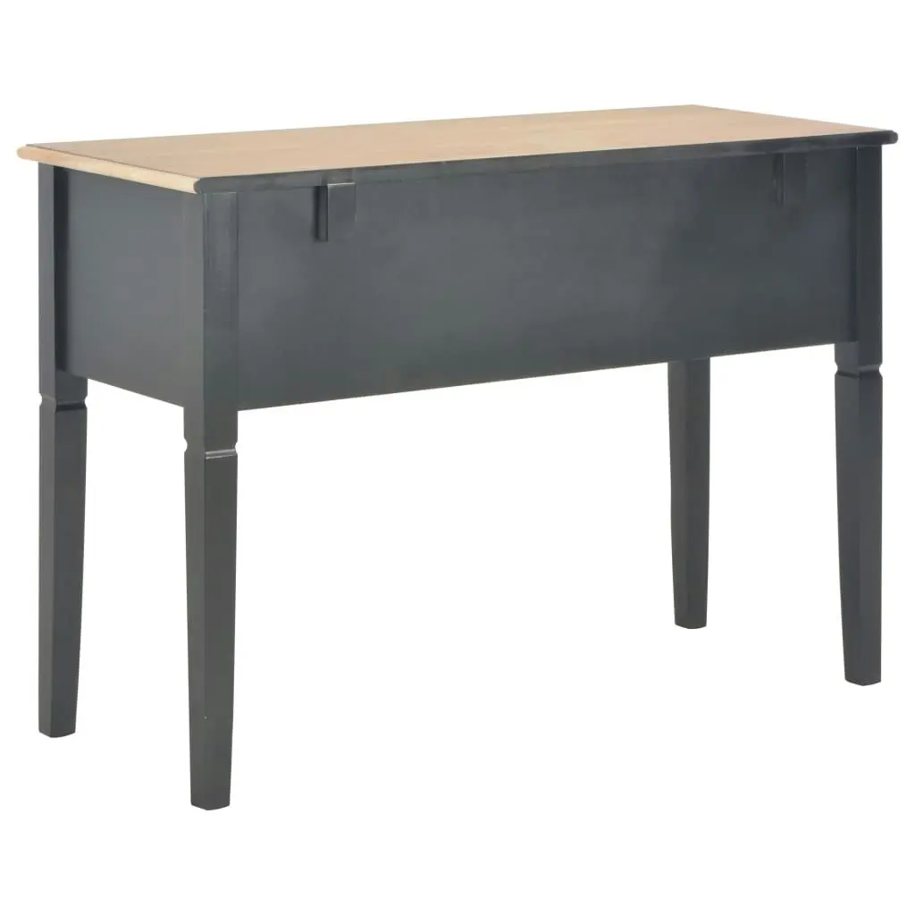 Writing Desk Black 109.5x45x77.5 cm Wood 280071