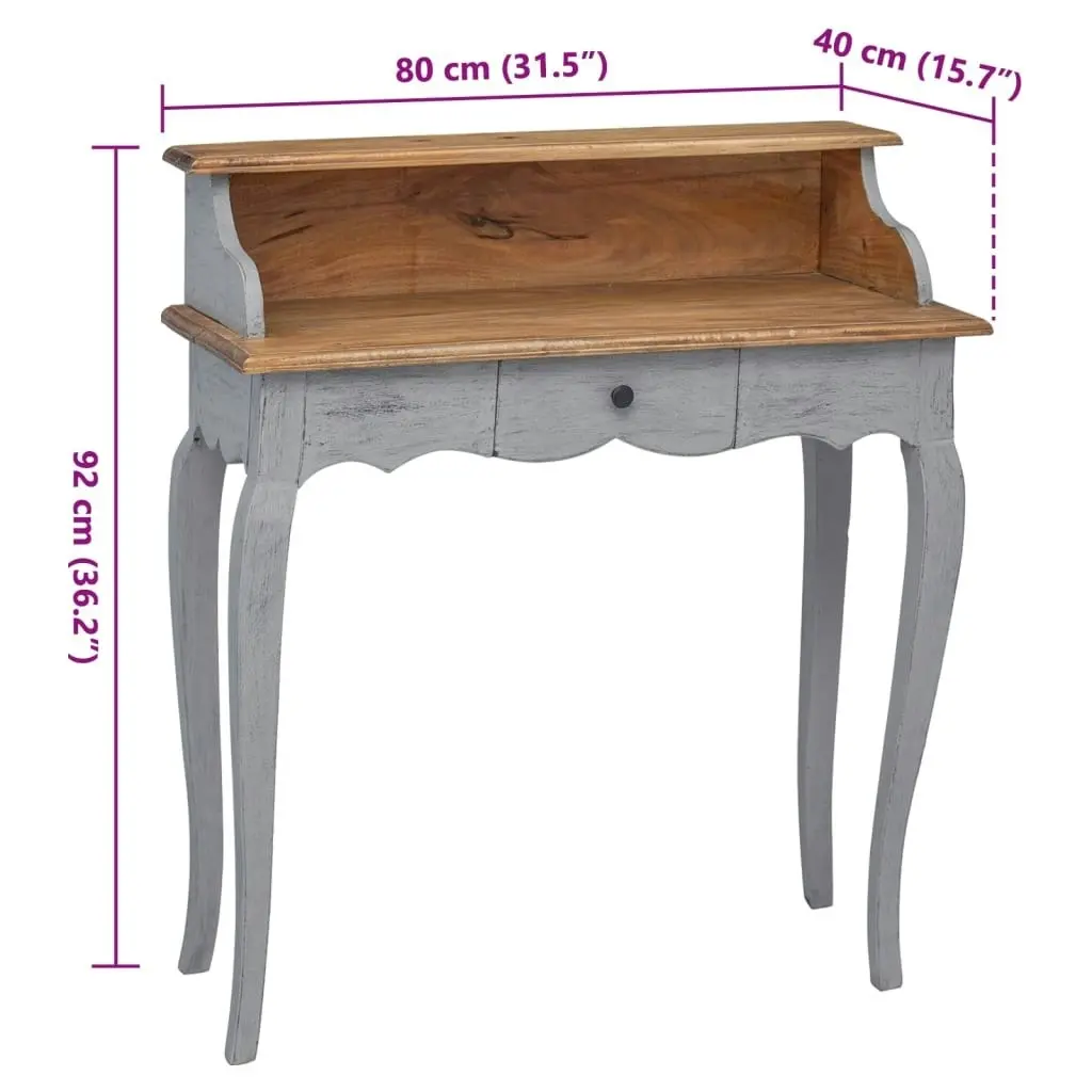 Writing Desk Solid Reclaimed Wood 80x40x92 cm 244503