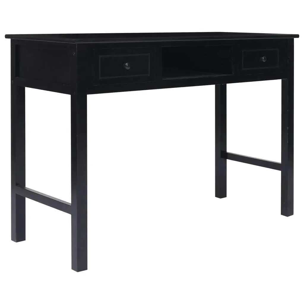 Writing Desk Black 110x45x76 cm Wood 284158