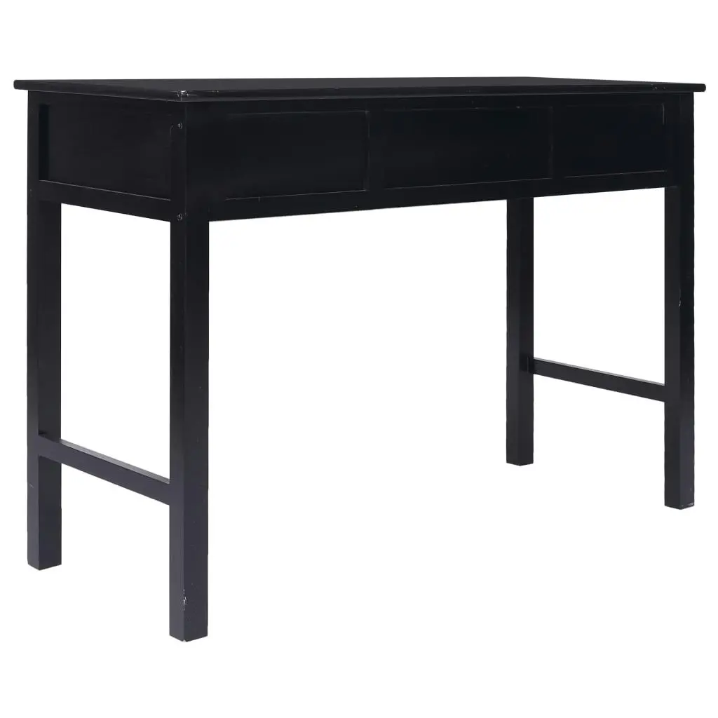 Writing Desk Black 110x45x76 cm Wood 284158