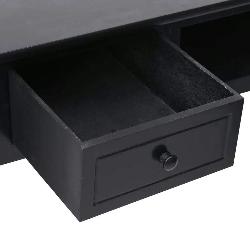 Writing Desk Black 110x45x76 cm Wood 284158