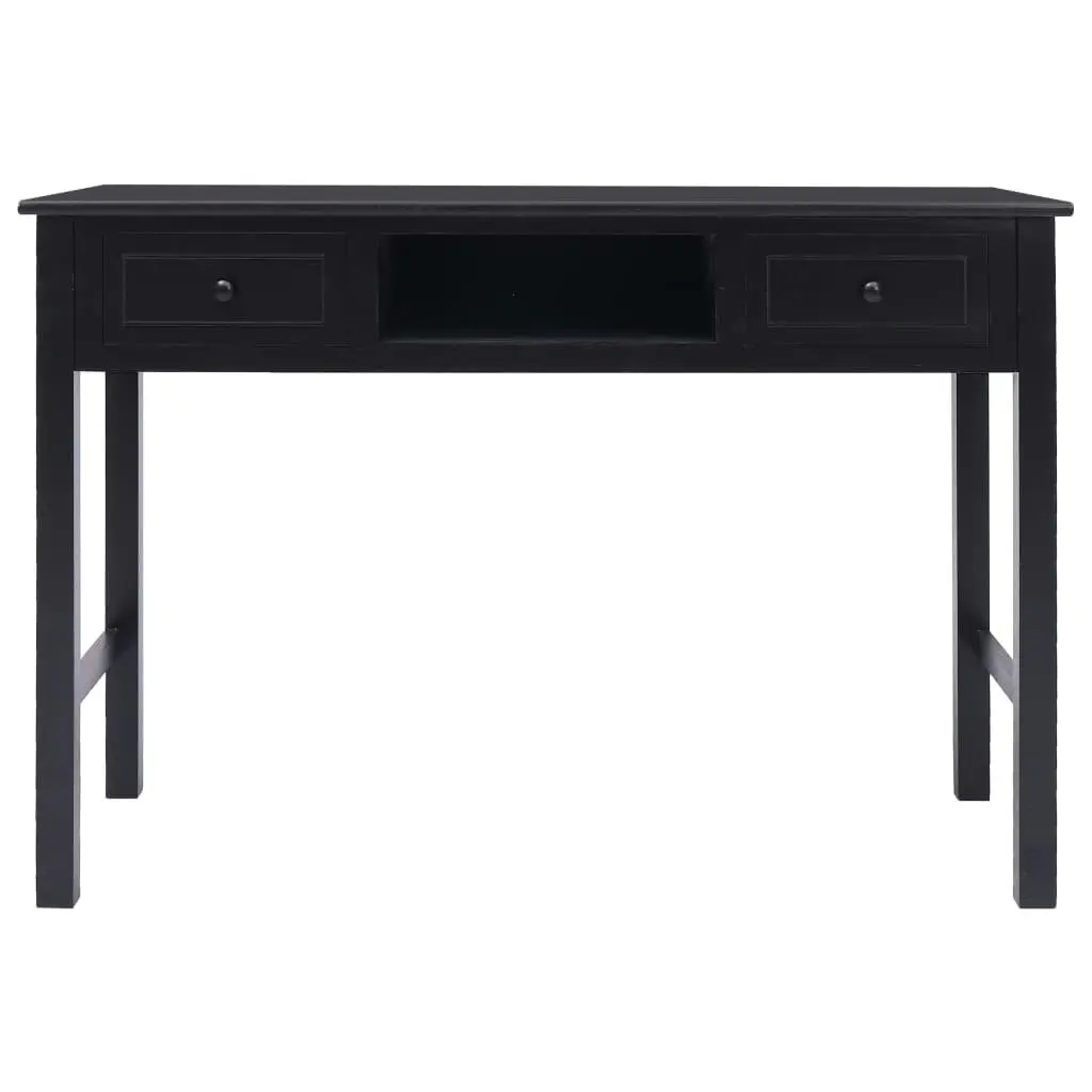 Writing Desk Black 110x45x76 cm Wood 284158