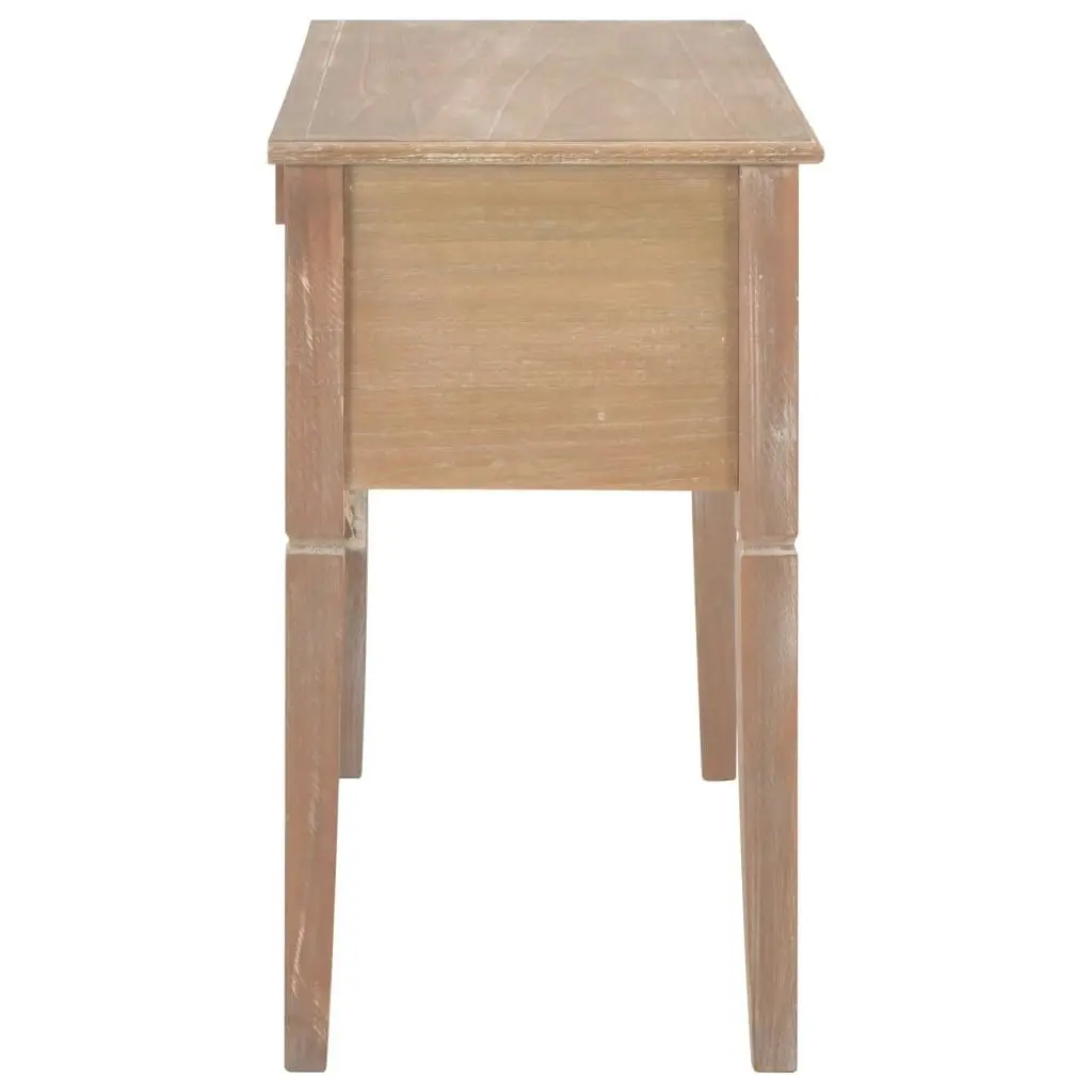 Writing Desk Brown 109.5x45x77.5 cm Wood 280072