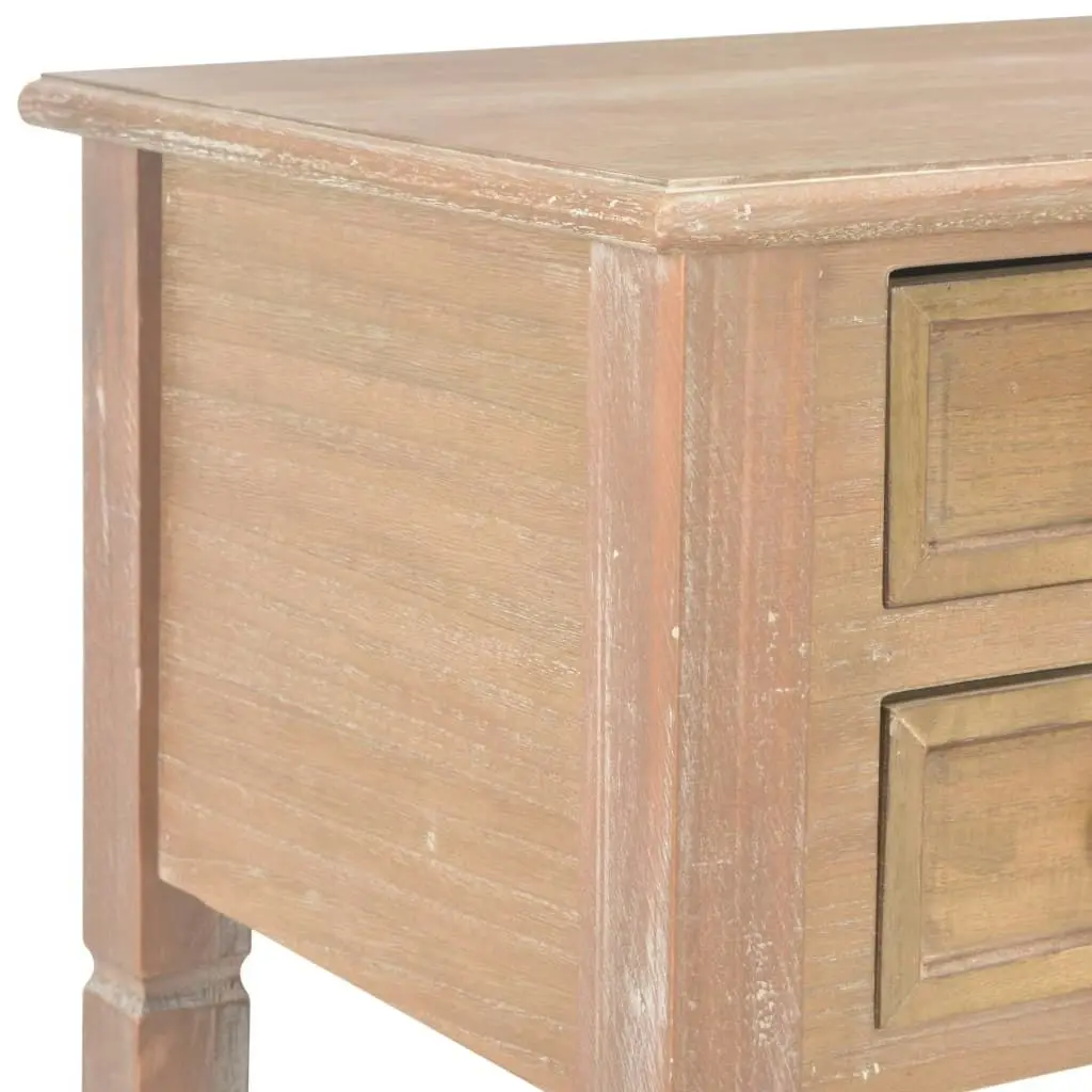 Writing Desk Brown 109.5x45x77.5 cm Wood 280072