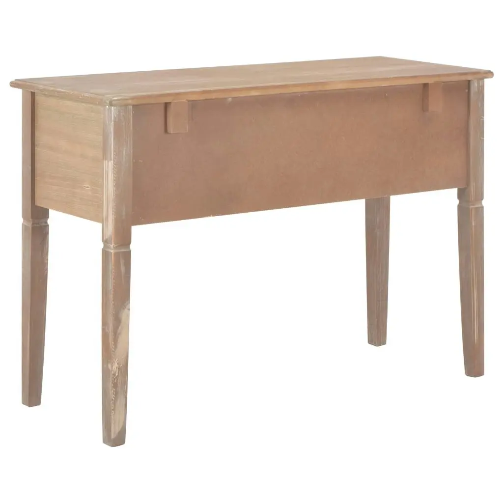 Writing Desk Brown 109.5x45x77.5 cm Wood 280072