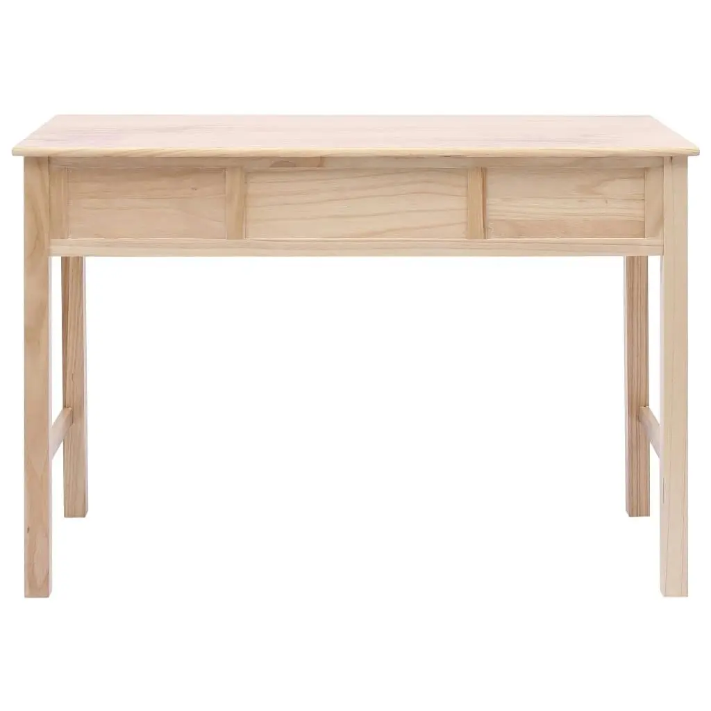 Writing Desk Natural 110x45x76 cm Wood 284159