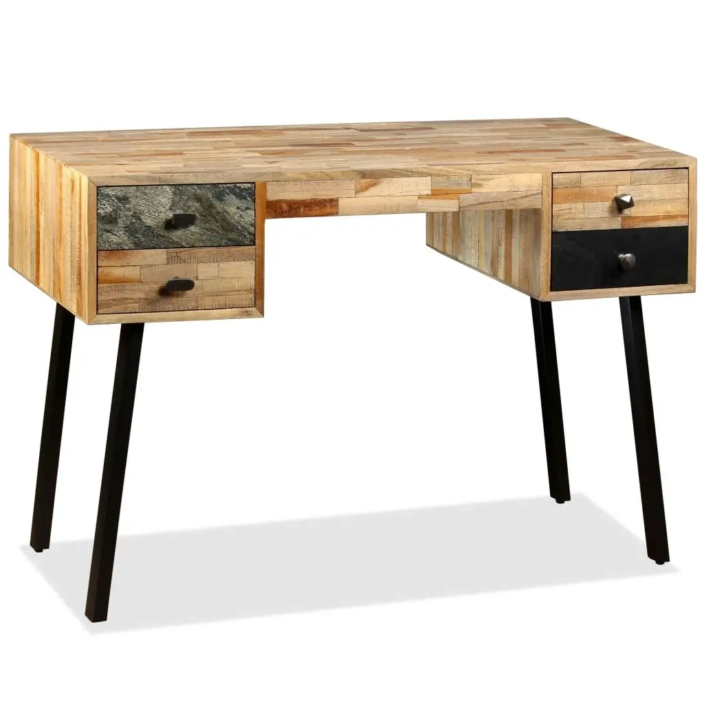 Writing Desk 110x50x76 cm Solid Reclaimed Teak 245402