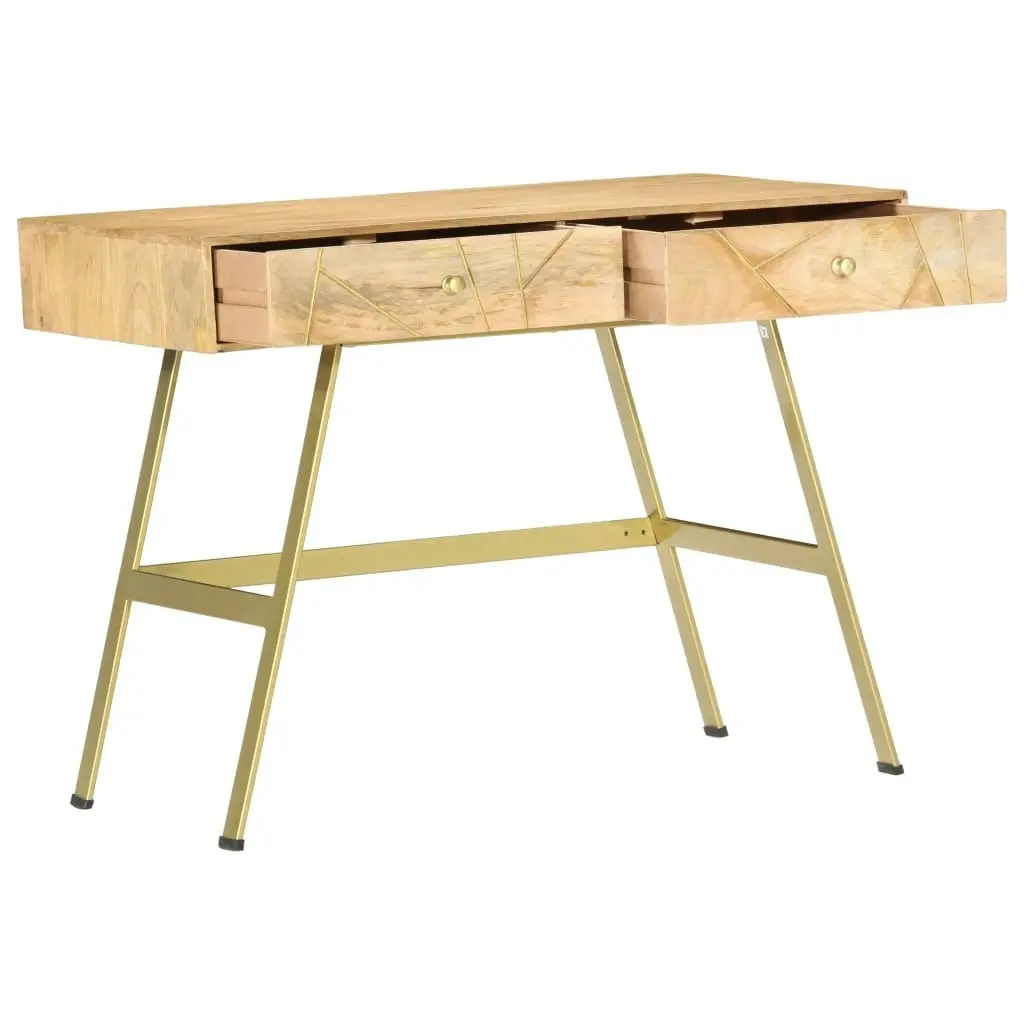 Writing Desk with Drawers 100x55x75 cm Solid Mango Wood 286150