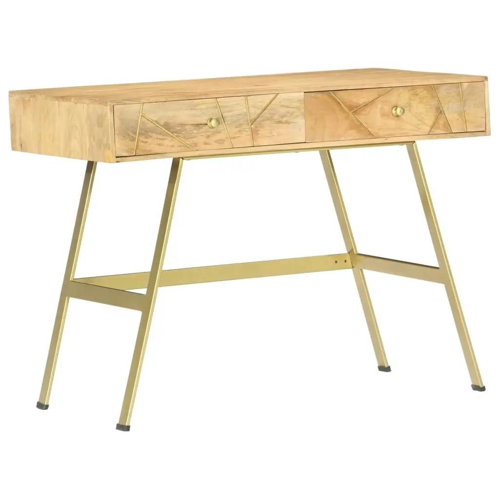 Writing Desk with Drawers 100x55x75 cm Solid Mango Wood 286150