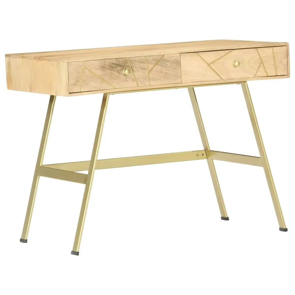 Writing Desk with Drawers 100x55x75 cm Solid Mango Wood 286150