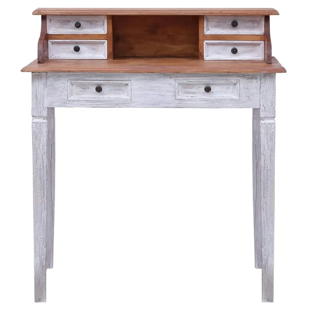 Writing Desk with Drawers 90x50x101 cm Solid Reclaimed Wood 283911