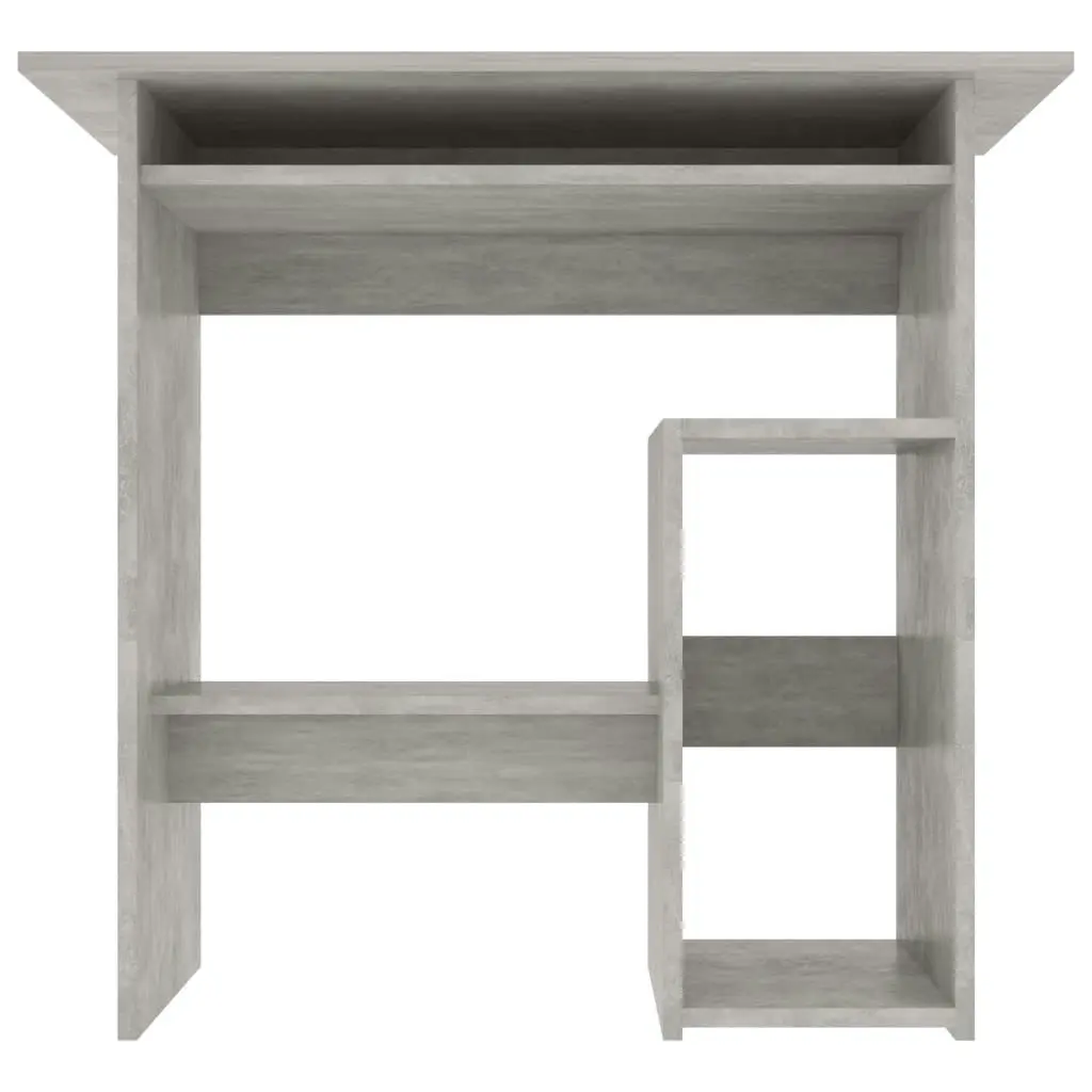 Desk Concrete Grey 80x45x74 cm Engineered Wood 801368