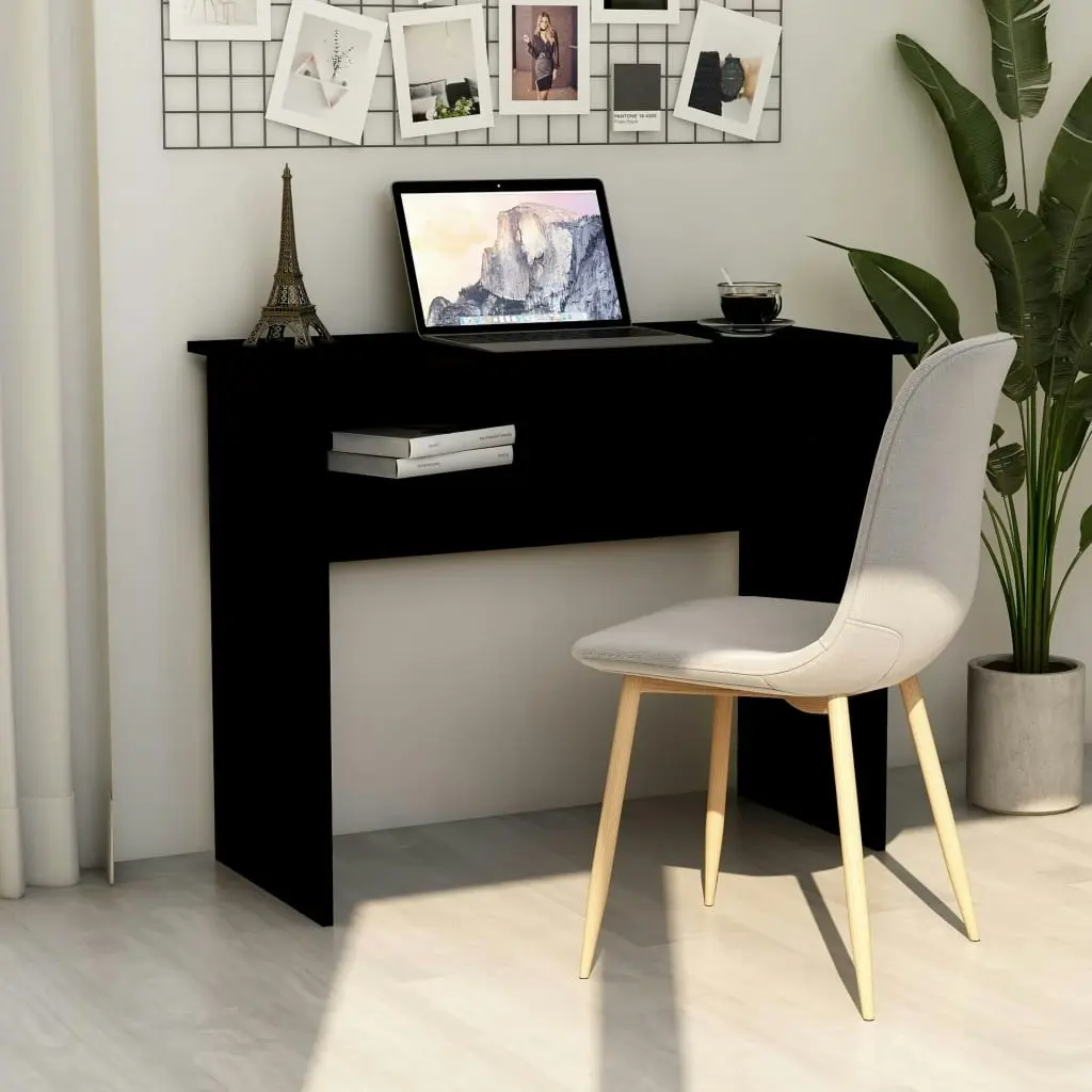 Desk Black 90x50x74 cm Engineered Wood 801171