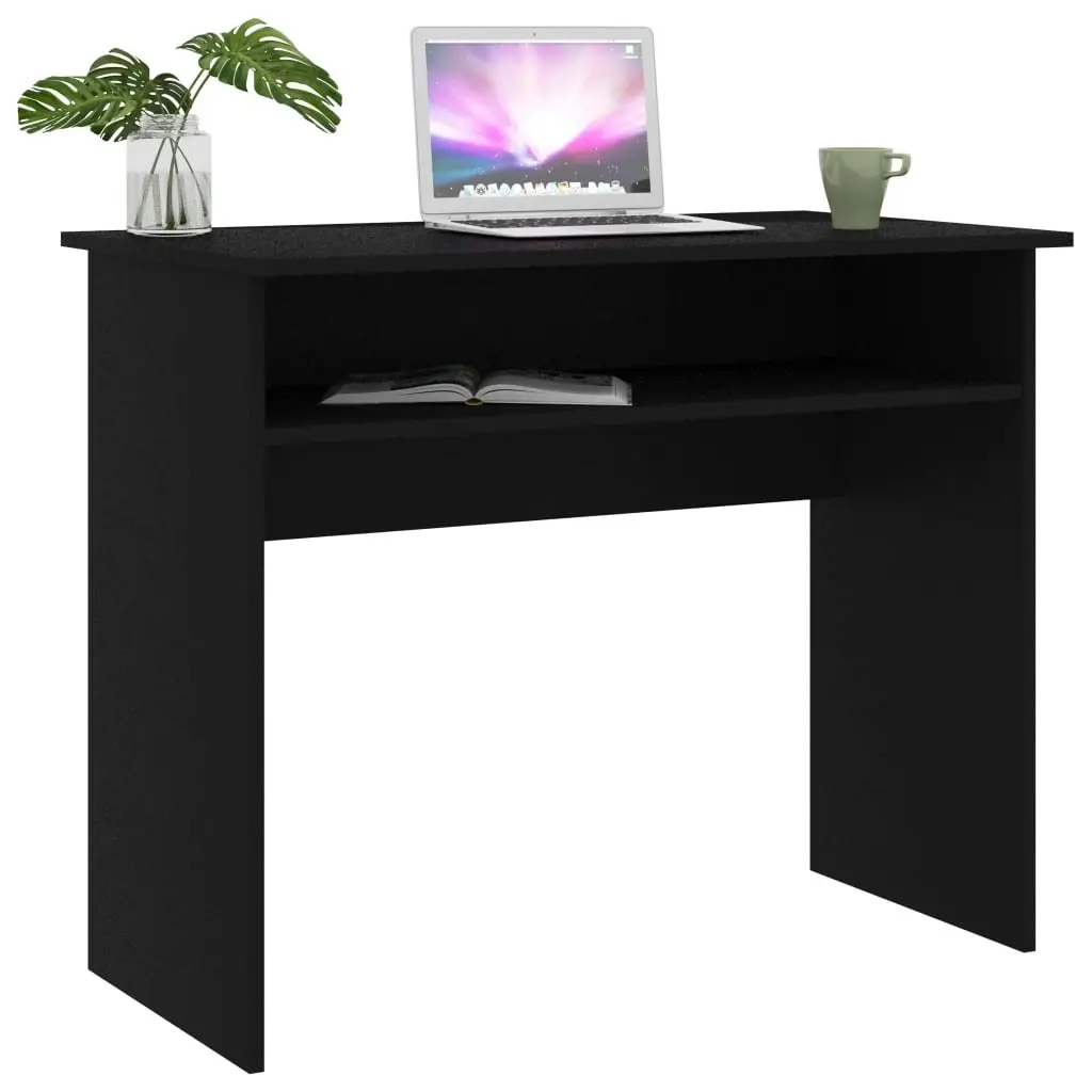 Desk Black 90x50x74 cm Engineered Wood 801171