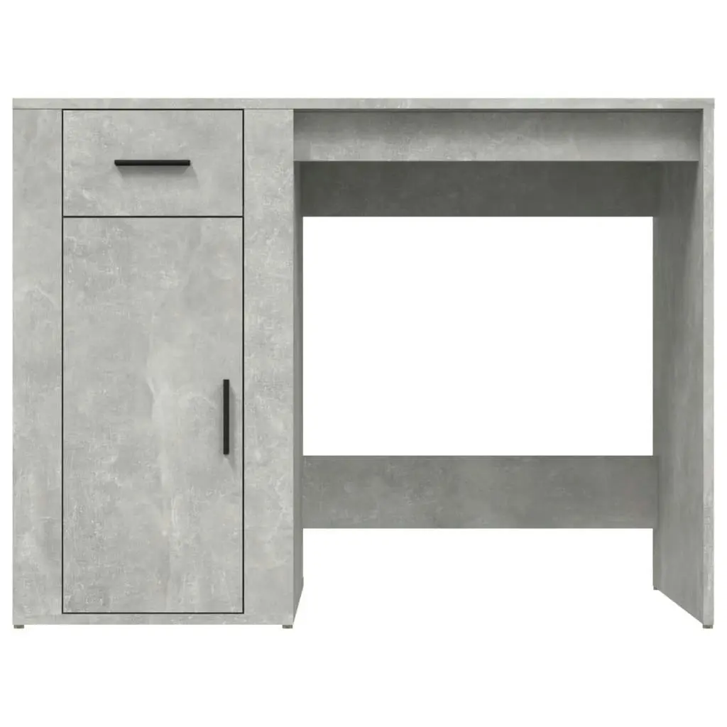 Desk Concrete Grey 100x49x75 cm Engineered Wood 816788