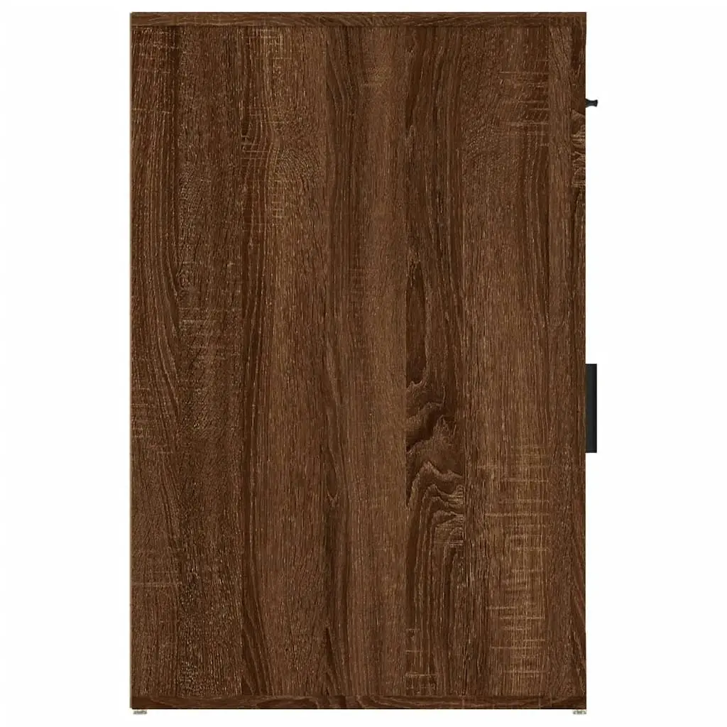 Desk Cabinet Brown Oak 40x49x75 cm Engineered Wood 816799