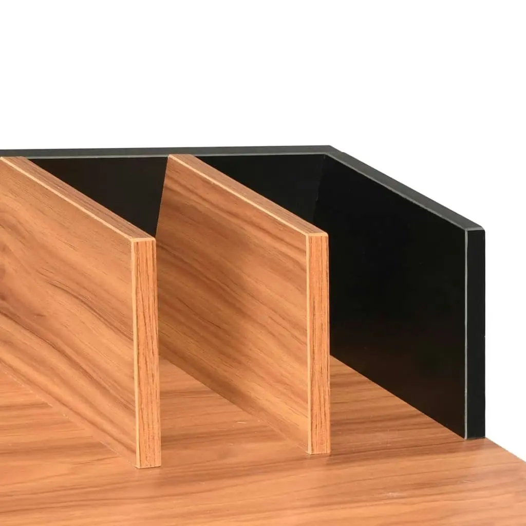 Desk Black and Brown 80x50x84 cm 20274