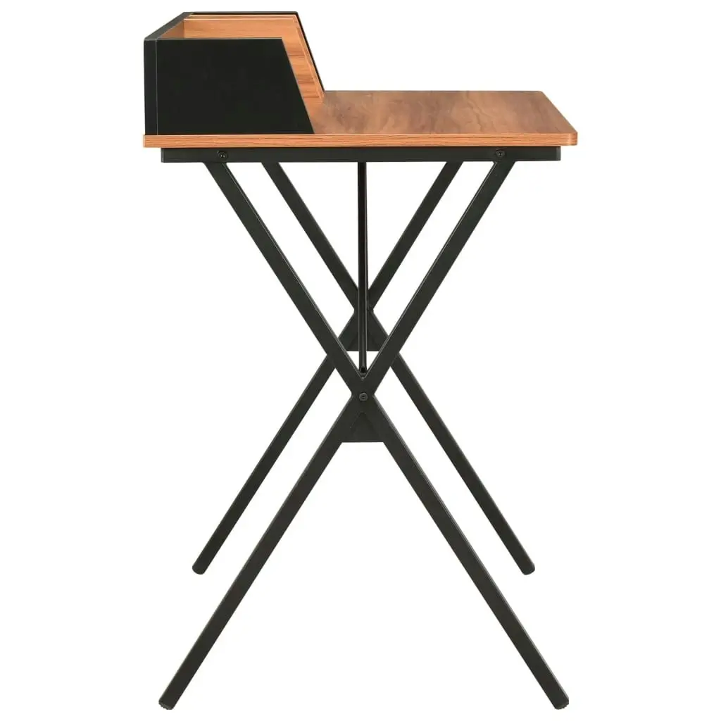 Desk Black and Brown 80x50x84 cm 20274