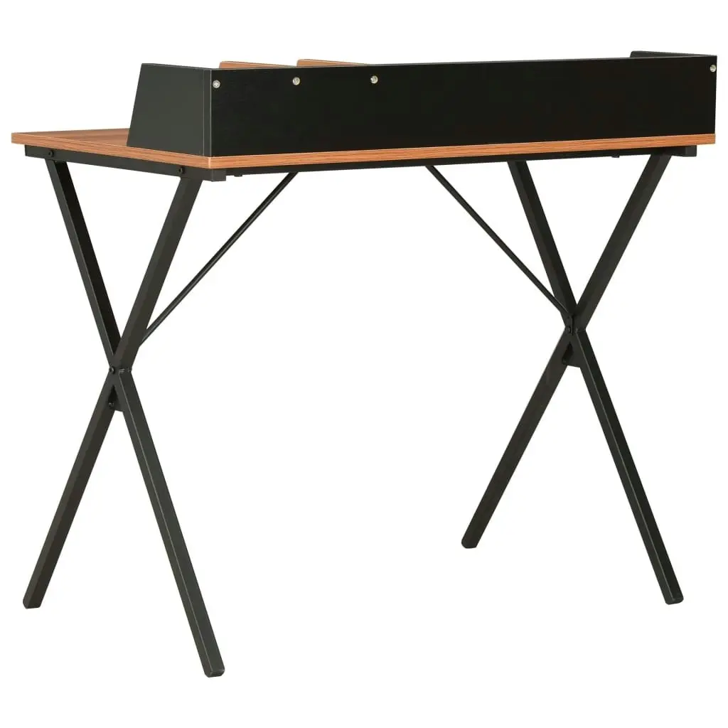 Desk Black and Brown 80x50x84 cm 20274