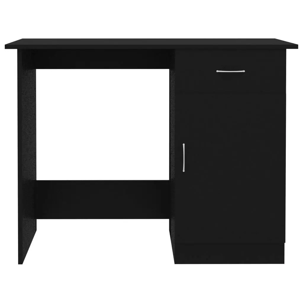 Desk Black 100x50x76 cm Engineered Wood 801081