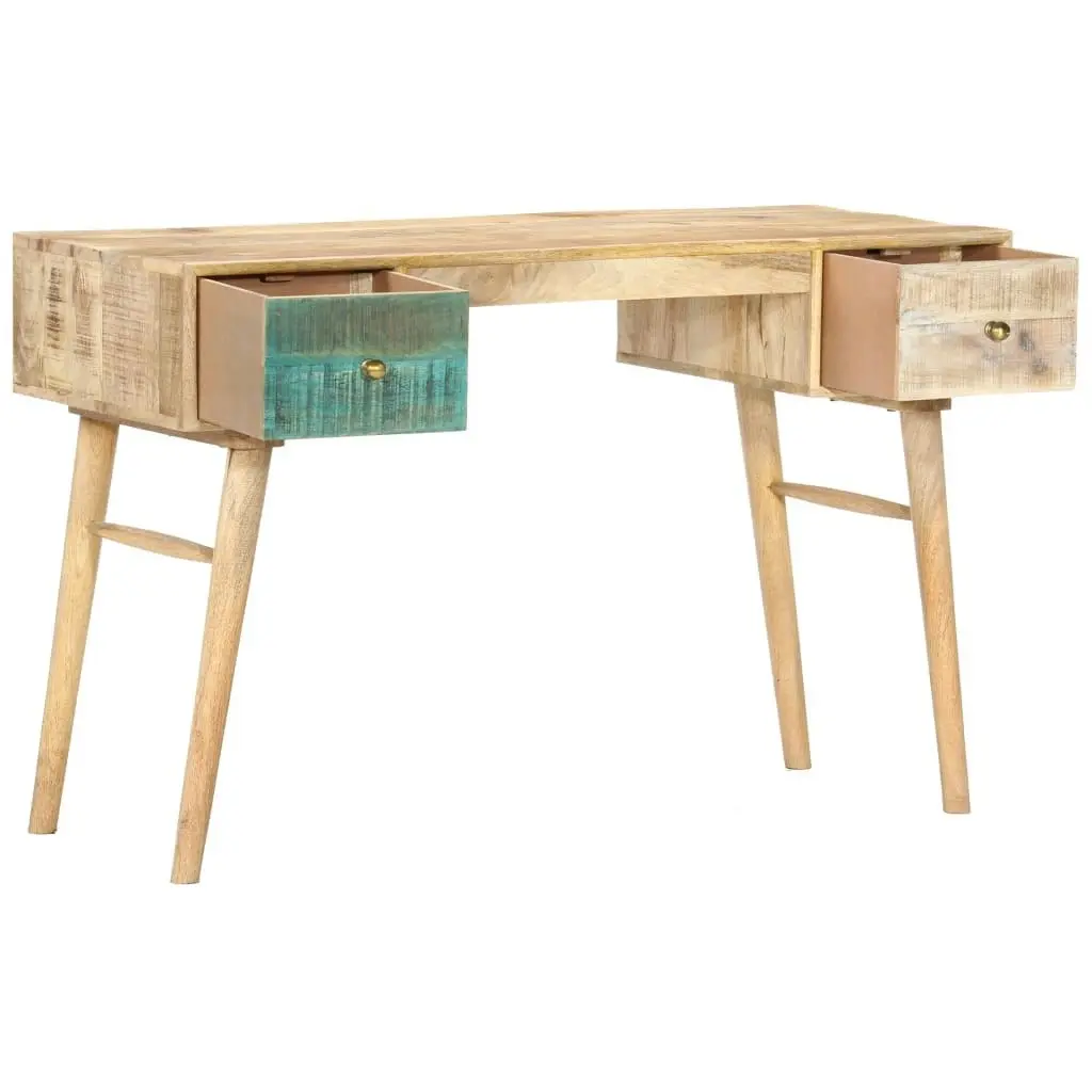 Desk 118x50x75 cm Solid Mango Wood 287366