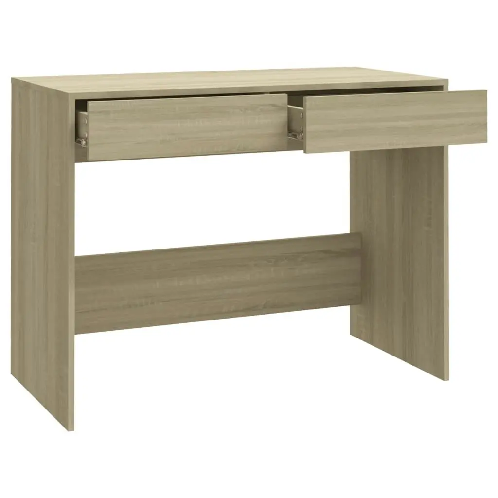 Desk Sonoma Oak 101x50x76.5 cm Engineered Wood 809560