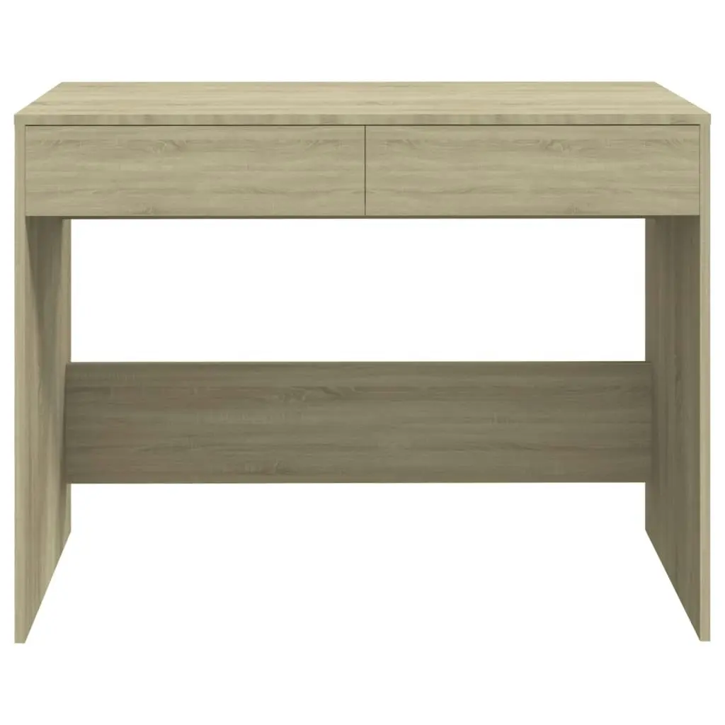 Desk Sonoma Oak 101x50x76.5 cm Engineered Wood 809560