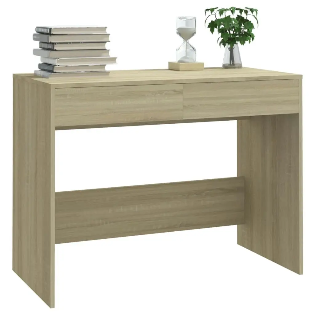 Desk Sonoma Oak 101x50x76.5 cm Engineered Wood 809560