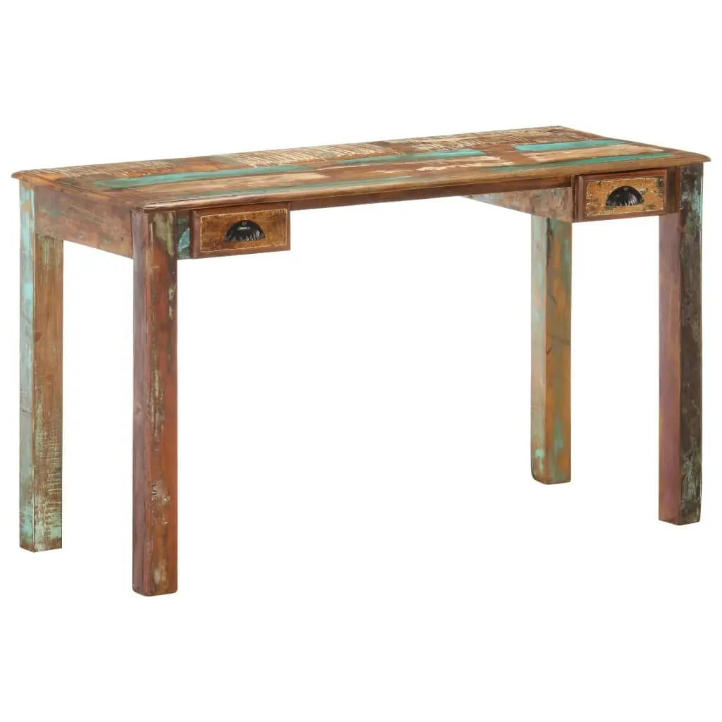 Desk 130x55x76 cm Solid Reclaimed Wood 285890