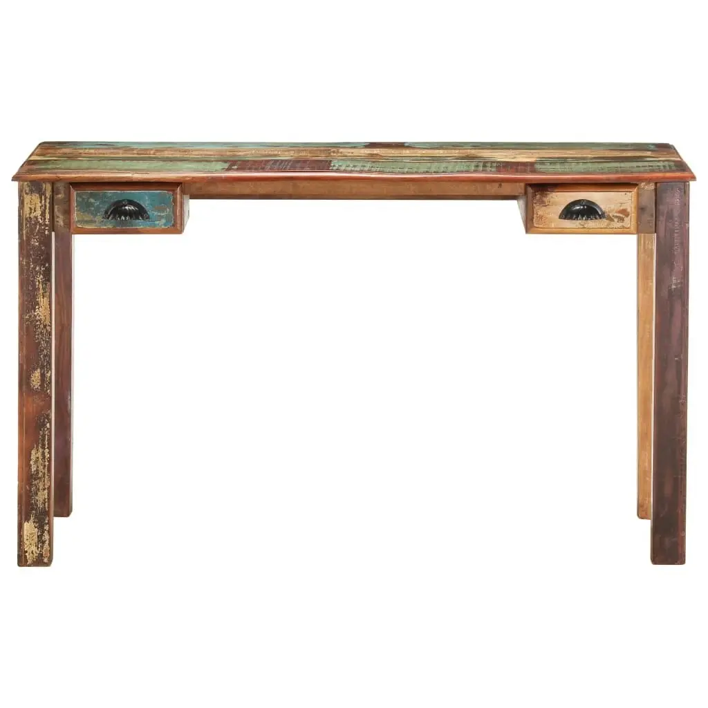 Desk 130x55x76 cm Solid Reclaimed Wood 285890