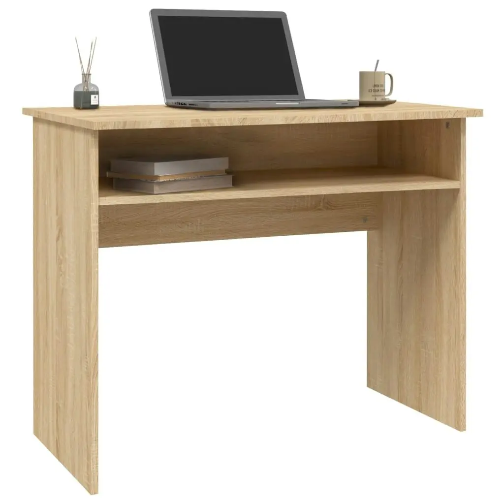 Desk Sonoma Oak 90x50x74 cm Engineered Wood 801173