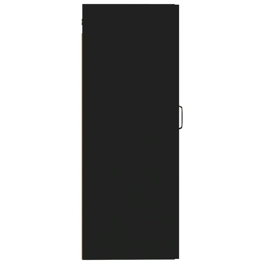 Hanging Cabinet Black 35x34x90 cm Engineered Wood 812475