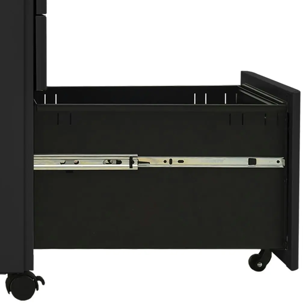 Mobile File Cabinet Anthracite 30x45x59 cm Steel 335985