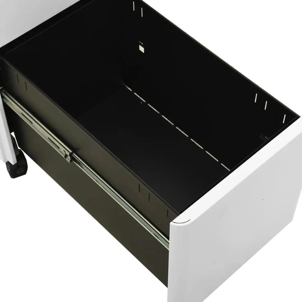 Mobile File Cabinet Light Grey 30x45x59 cm Steel 335983