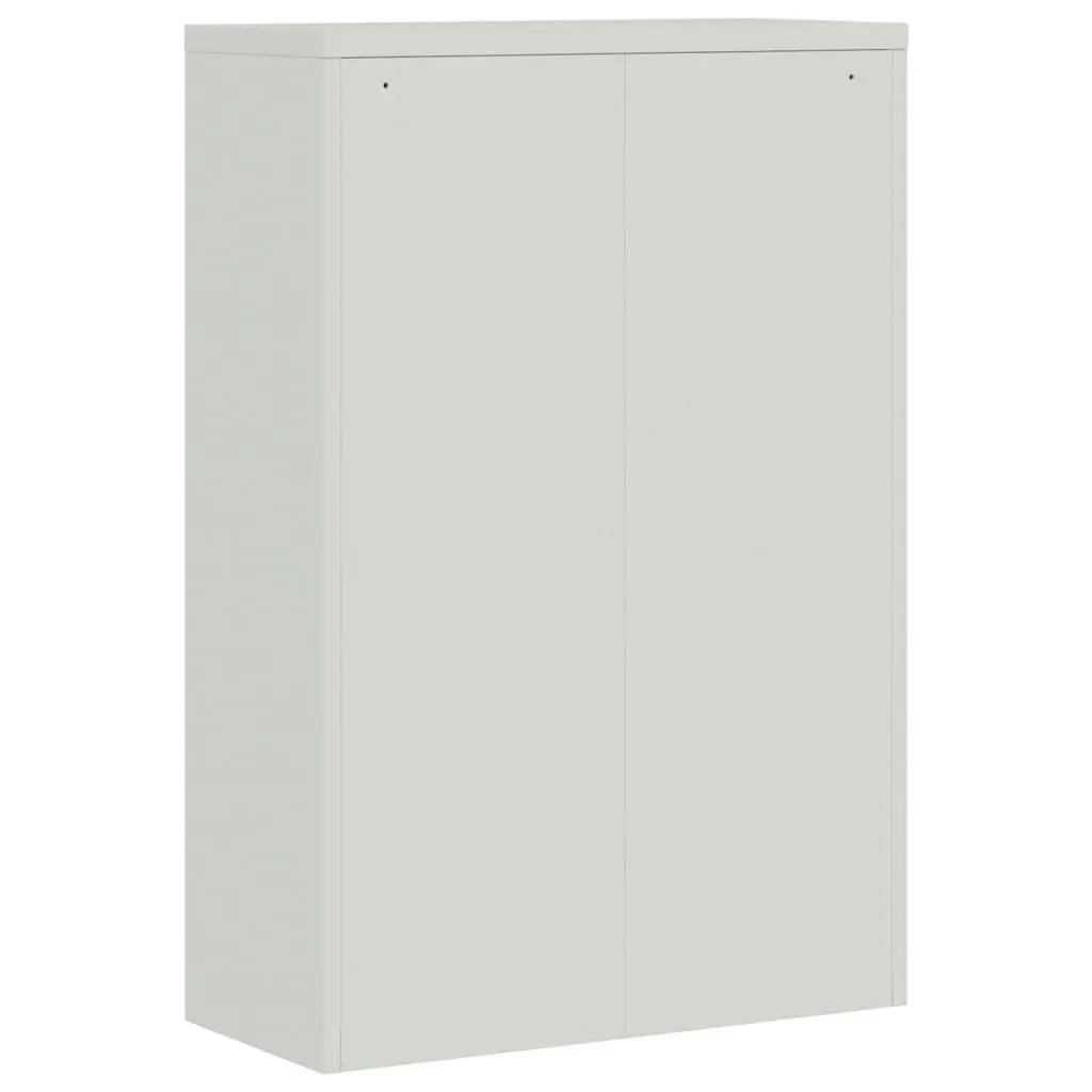 Office Cabinet 90x40x140 cm Steel Grey 244649