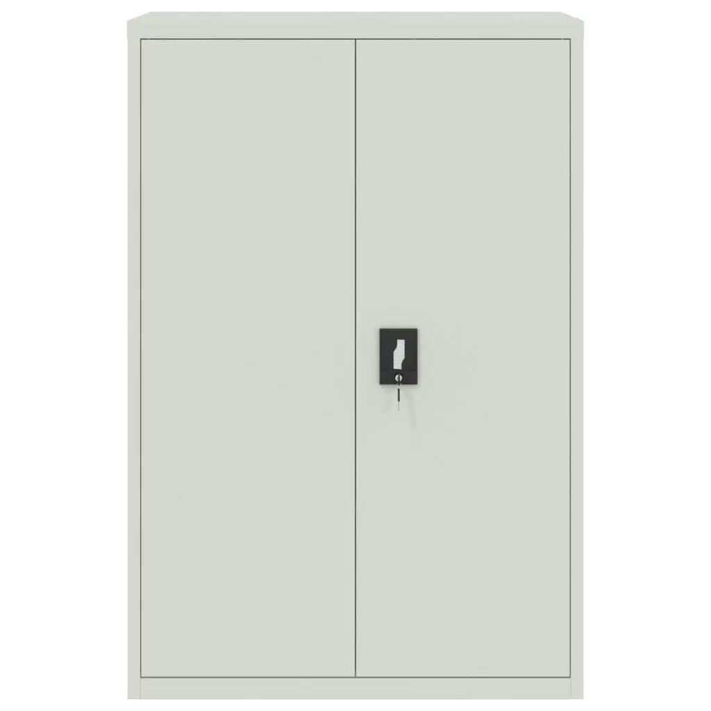 Office Cabinet 90x40x140 cm Steel Grey 244649