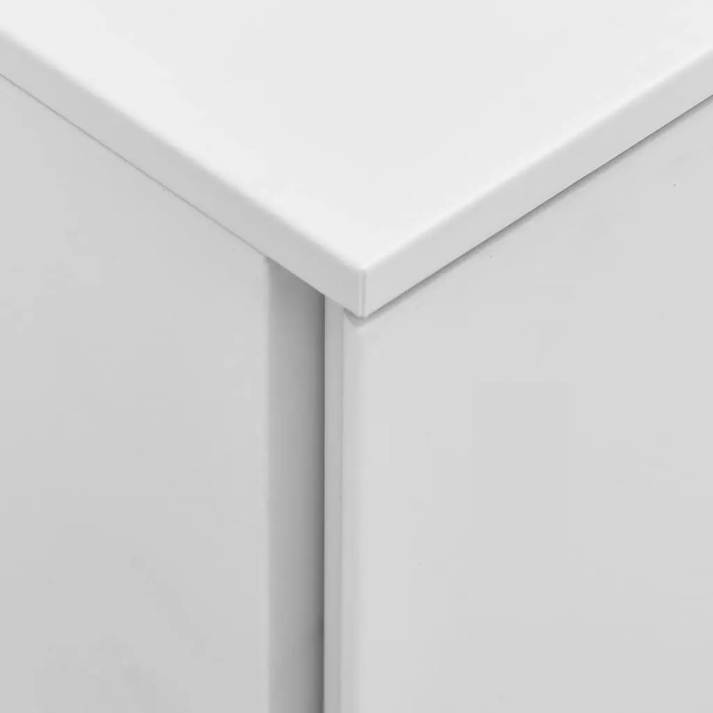 Mobile File Cabinet Light Grey 39x45x60 cm Steel 335979