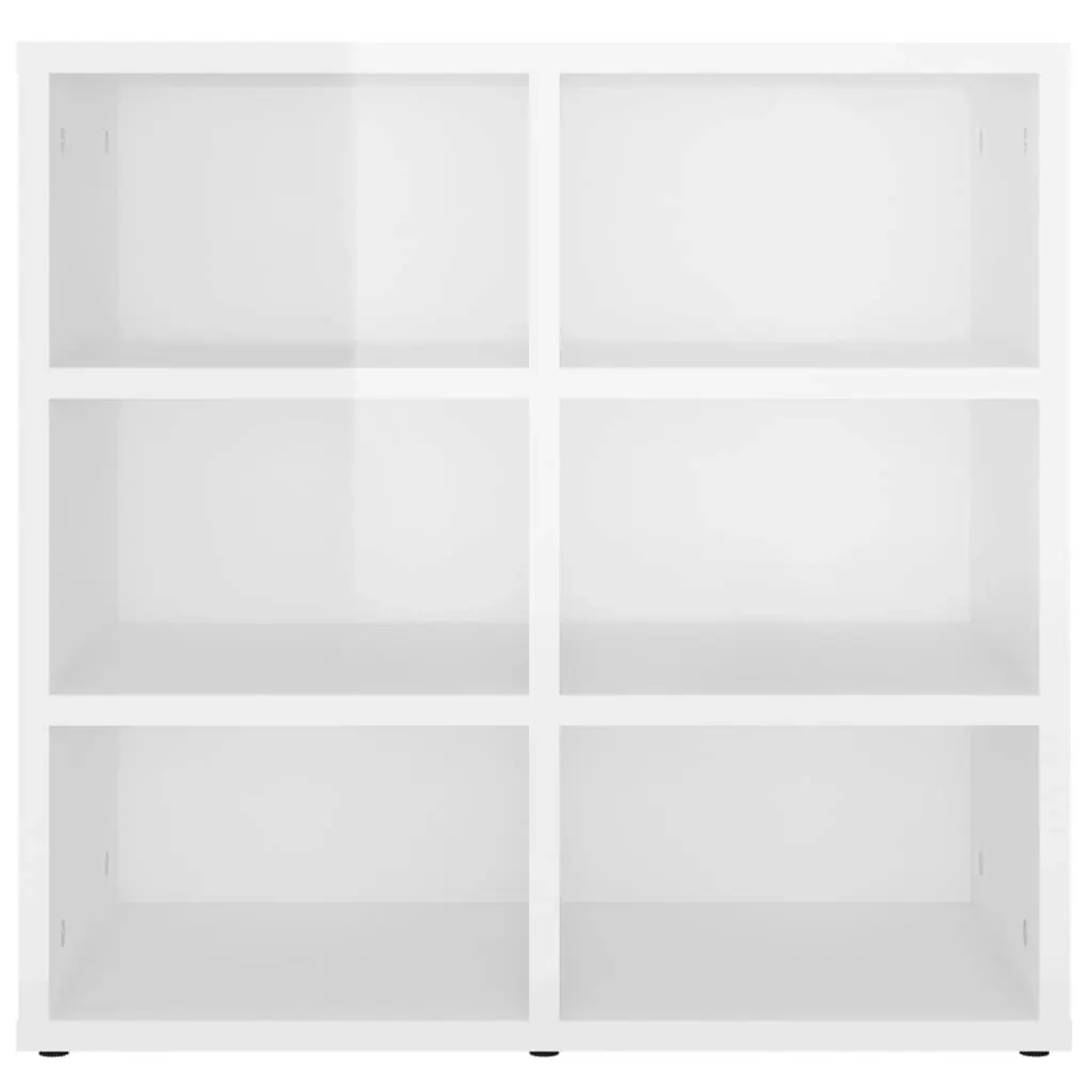 Shoe Cabinet High Gloss White 52.5x30x50 cm 808696