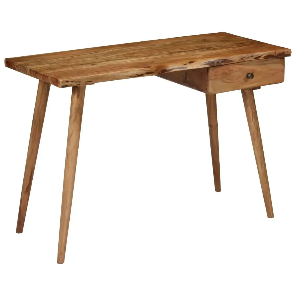 Writing Table Solid Acacia Wood 110x50x76 cm 245666