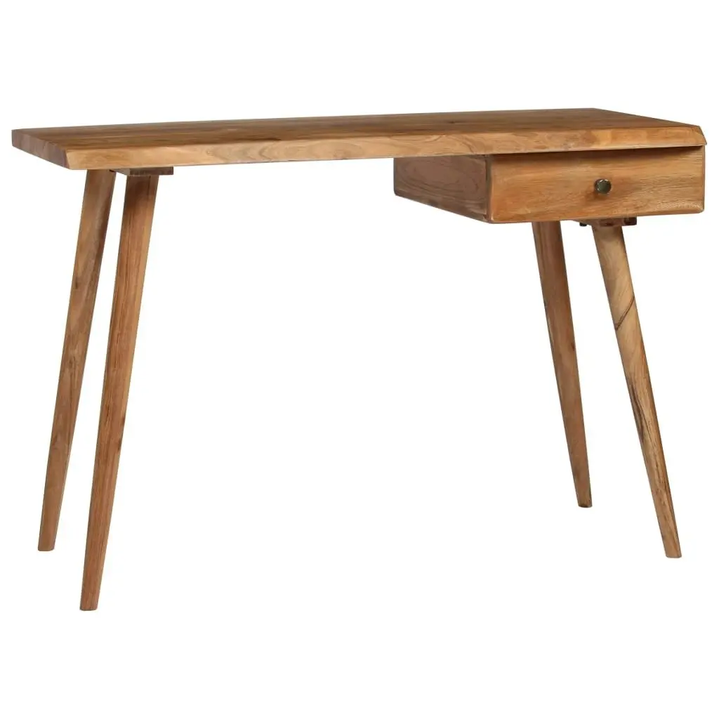 Writing Table Solid Acacia Wood 110x50x76 cm 245666