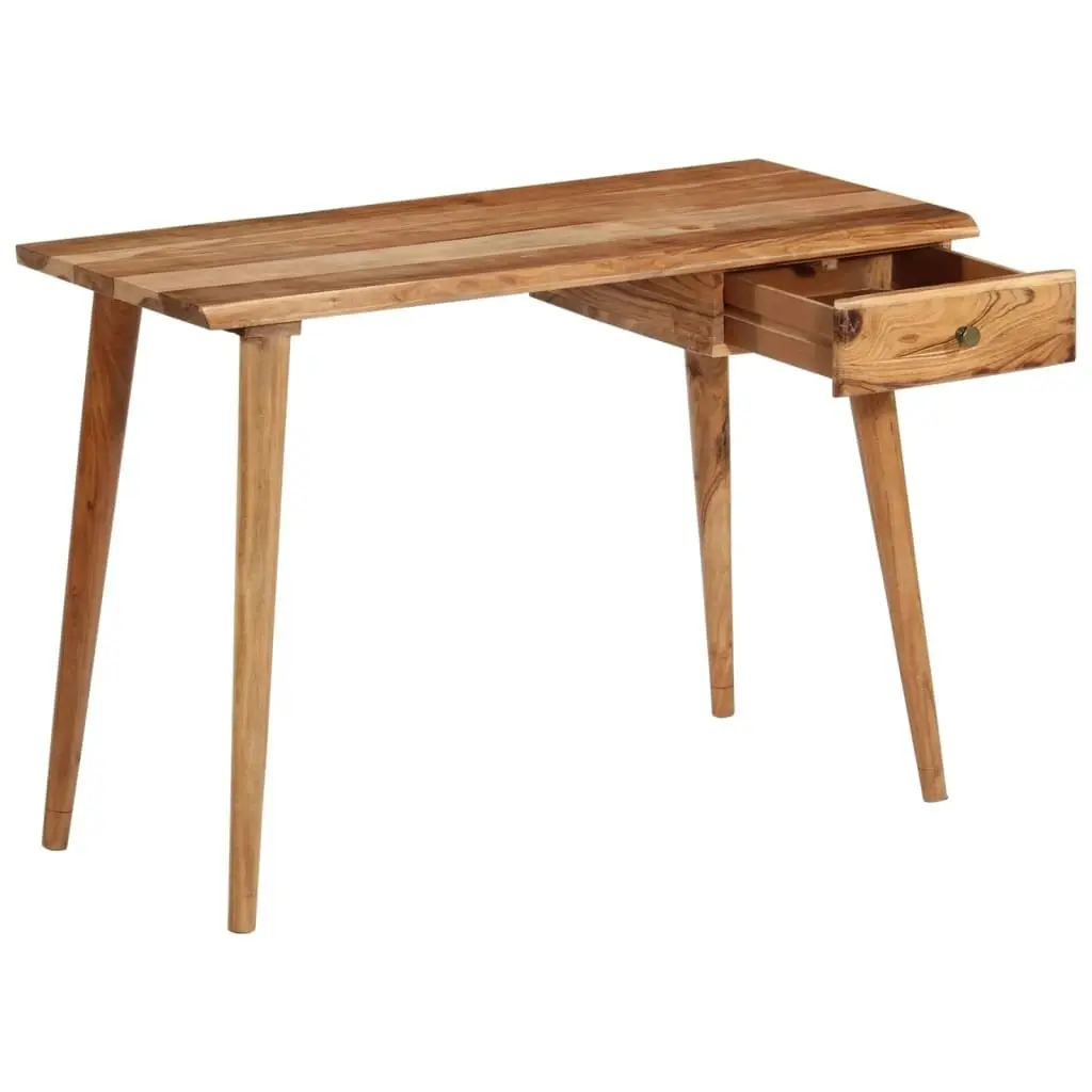 Writing Table Solid Acacia Wood 110x50x76 cm 245666