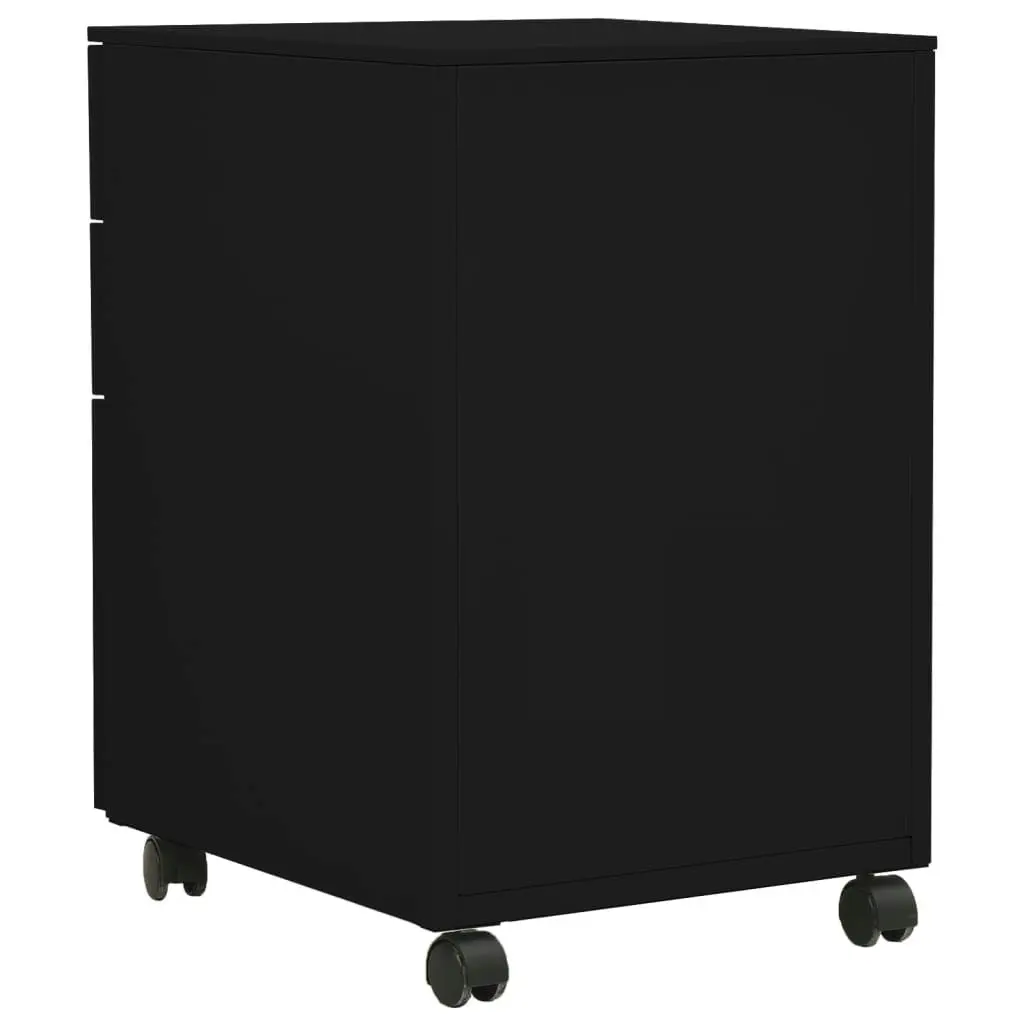 Mobile File Cabinet Black 39x45x60 cm Steel 335980