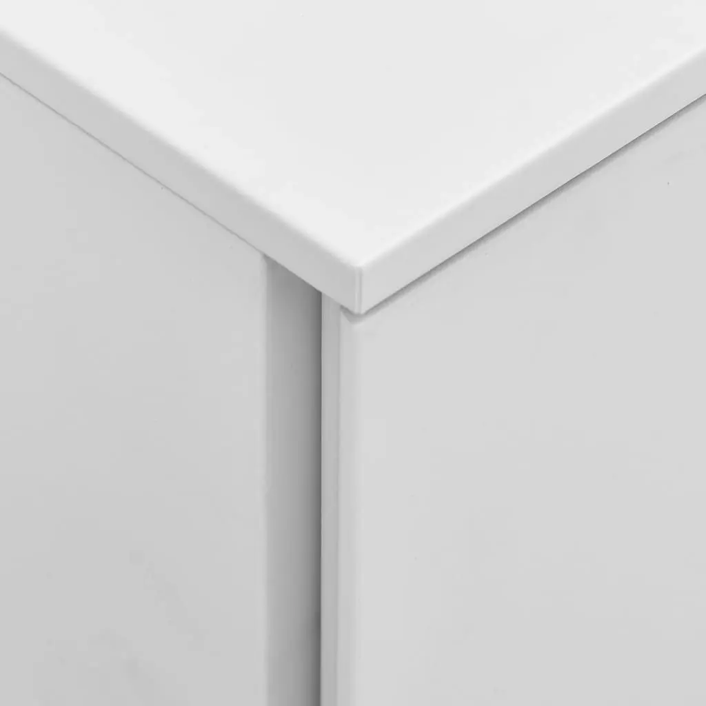 Mobile File Cabinet Light Grey 39x45x67 cm Steel 335975