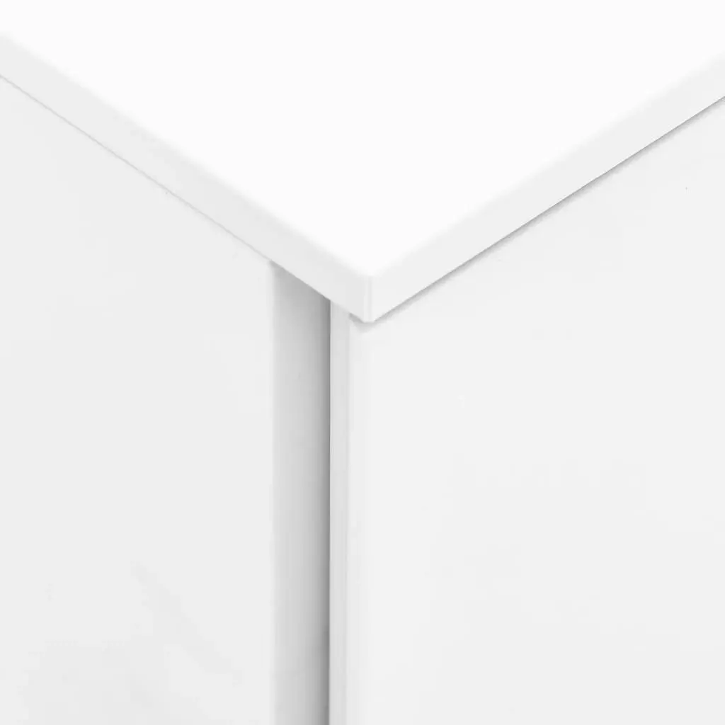 Mobile File Cabinet White 39x45x60 cm Steel 335978