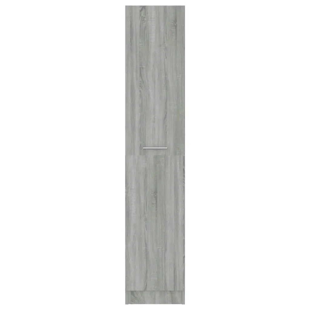 Apothecary Cabinet Grey Sonoma 30x42.5x150 cm Engineered Wood 815202